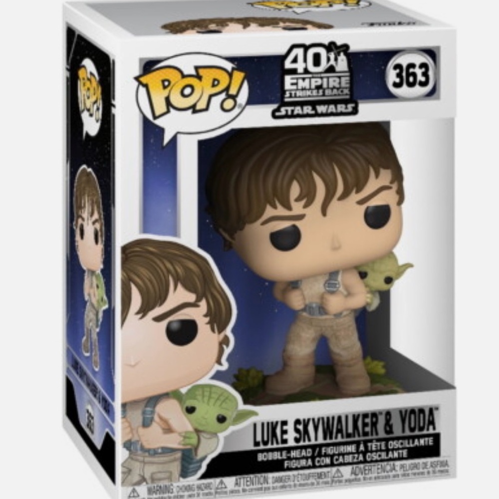 New Star Wars - Luke Skywalker & Yoda 363 - Funko Pop! Vinyl Figure